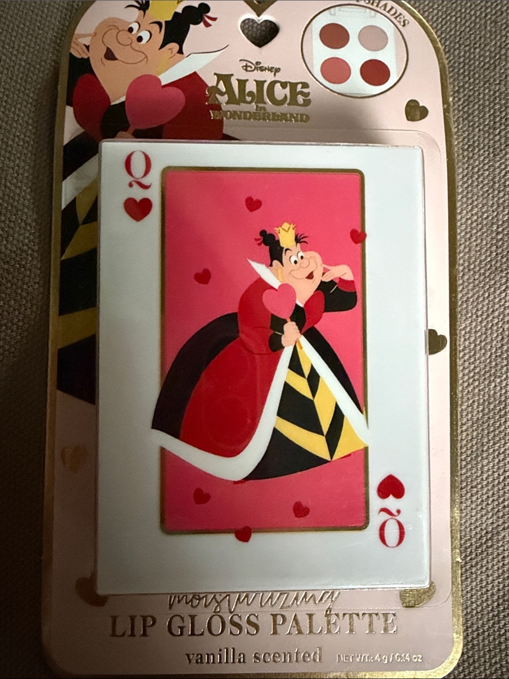 Disney Alice in Wonderland Queen of Hearts Lip Gloss Set